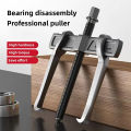 Two Jaw Gear Puller Chrome Vanadium Steel Gear  Adjustable Gear Puller Kit Pulley Remover Straight Type Gear Repair Tool. 