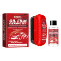 Car Glass Oil Film Remover Powerful Windshield Cleaner Sponge Cleaning Brush Water Spots Stain Removal Auto Detailing Clean Tool. 
