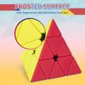 Pyraminx Pyramid Rubik Speed Cube Puzzle – Stickerless Smooth Twist Rubik Cube Rubix Cube for Kids Adults Beginners – Classic Brain Teaser Logic Game for Speedcubing, Competitions, Collectors, Educational Gift Toy for All Ages. 