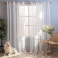 Shading Solid White Sheer Curtains for Living Room Decoration Window Curtains for Kitchen Modern Tulle Voile Organza Curtains. 