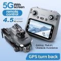GP.S Drone WIFI 6K Dual Camera Foldable Pocket Mini Size GP.S Tracked Drone Drone Camera Apps Controlled. 