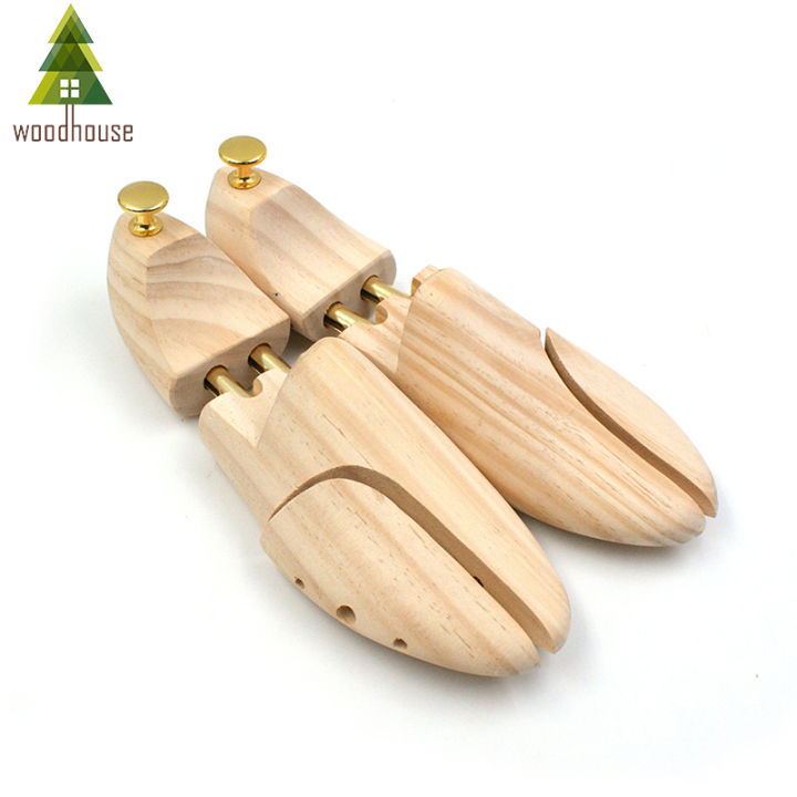 Men's%20and%20Women's%20Shoe%20Trees%20Twin%20Tube%20Adjustable%20New%20Zealand%20Pine%20Wood%20Shoe%20Tree%20-%20Image%203