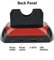 hdd Docking Station Tccmebius TCC S862 USB Docking Station USB 2.0 t SATS,IDE Dual hard drive Docking Station with all in one card reader red COLOR. 