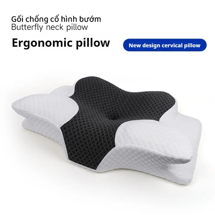 Memory%20Foam%20Cervical%20Pillow%202%20in%201%20Ergonomic%20Contour%20Orthopedic%20Pillow%20Neck%20Pain%20Contoured%20Support%20Pain%20Relief%20Sleeping%20Pillow%20-%20Image%202