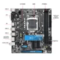 MOUGOL H61M Gaming Motherboard M.2 NVME PCIEx16 DVI Supports Dual-channel DDR3 RAM Intel Core 2/3 Gen CPU LGA1155 for Desktop PC. 