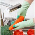 Silicone Dishwashing Cleaning Gloves Kitchen Supplies Anti Slip Convenient Long Dishwashing Gloves Reusable Durable Household.