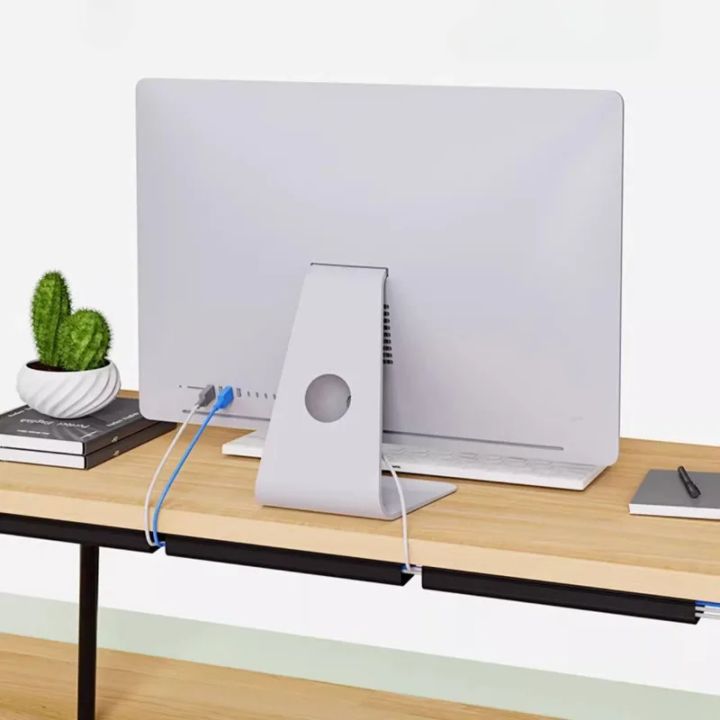 40cm%20PVC%20Desk%20Cable%20Tray%20Cable%20Management%20Under%20Desk%20Channel%20Cable%20Raceway%20Cord%20Hider%20No%20Drilling%20for%20Home%20Office%20Wire%20Organizer%20-%20Image%203