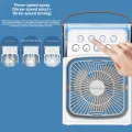 Portable 3 In 1 Fan AIr Conditioner Household Small Air Cooler LED Night Lights Humidifier Air Adjustment Home Fans Dropshipping. 