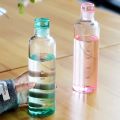 500ml Glass Bottle With Time Marker Cover For Water Drinks Transparent Milk Juice Simple Cup Birthday Gift. 