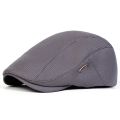 Men Side Label Solid Color Newsboy Caps British Painters Hats Spring and Autumn Flat Cap Hip Hop Berets.