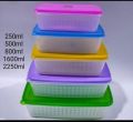 Plastic Food Container 5pcs /Lunch Box/ Storage Box. 