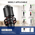 RODD Pop Filter,[Upgraded Three Layers] Metal Mesh & Foam & Etamine Layer Microphone Windscreen Cover Handheld Mic Shield Mask. 