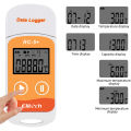 High Precision Data Recorder RC-4/4HC/5/5+/GSP-6 Digital Temperature Humidity Logger Internal Sensor PDF Report Lab Cold Chain. 