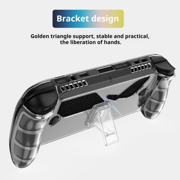 TPU%20Handheld%20Game%20Console%20Case%20Transparent%20Shockproof%20Protective%20Shell%20Ergonomic%20with%20Kickstand%20for%20ROG%20Xbox%20Ally/Ally%20X%20-%20Image%204