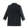 2024 Fashion Women's Clothing Autum New Street Style Versatile Lapel Two-button Loose Suit Street Style Casual Jacket. 