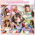 0-9 3D Number Birthday Cake Candles Golden Crown Candles Dessert Decoration Candles Memorial Anniversary Party Decor. 