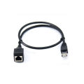 RJ45 Network Cable Splitter RJ45 Male to Female Plug Convert Wire LAN Ethernet Extension Cord 30cm 50cm 1m Network Line Adapter.