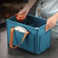 2024 Outdoor Travel Tea Set Storage Bag Portable Car Teapot Tea Cup Storage Bag Multi functional Storage Bag Tea Cozies LF395. 