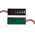 1S 2S 3S 4S 5S 6S 7S LED Battery Capacity Indicator Anti Reverse Connection for Li-ion LiFePO4 Lead Acid Battery Voltage Tester. 