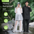 Raincoat And Rain Pants Set Full-Body Rainproof For Adults Electric Bicycle Riding Split Raincoat And Rain Cover.