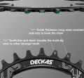 Deckas 104BCD Round Oval Narrow Wide Chainring MTB Mountain Bike Bicycle Crown 30T 32T 34T 36T 38T Crankset Tooth Plate Parts. 