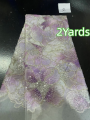 SJD LACE French Brocade Lace Fabric 4 Yards 2026 New African Nigerian Jacquard Gilded Damask Lace for Sewing Women Party Dresses. 