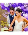 Purple Theme Birthday Decorations - 45Pcs Birthday Decoration Items for Girls | Purple Balloons For Birthday Decorations | Decorations for Kids Birthday | Birthday Decorations for Wife. 