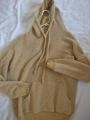 Camel hoodie over size. 
