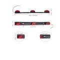 14" Red 3Lamp ID LED Light Bar Taiate Mount For Dodge RAM 1500 2500 3500 Sealed ID Light Bar Clearance. 