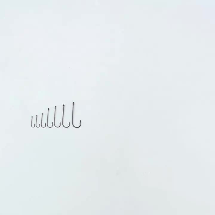 50PCS #16-3/0 Aberdeen Long Shank Fish Hook Sabiki Rig Streamer Fly Hook Saltwater Freshwater Bait Hook
