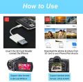OTG Adapter For Adapter SD Card TF Card 2In1 Multifunction Camera Highspeed Transmission Card Reader Music Storage Card.