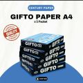 Gifto 70 Gm A4 Size-5 Ream-2500 Sheets. 