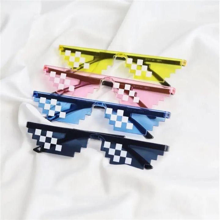 NEW%20Mosaic%20Sunglasses%20Trick%20Toy%20Thug%20Life%20Glasses%20Deal%20With%20It%20Glasses%20Pixel%20Black%20Mosaic%20Sunglasses%20Cool%20Jokes%20Funny%20Toys%20-%20Image%205