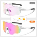 New Photochromic Cycling Sports Sunglasses Unisex UV400 Color Film Lenses Sun Glasses Men Women Biking Goggles.