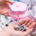 2Pcs Washing Machine Hair Filter Floating Pet Fur Lint Hair Removal Catcher Reusable Mesh Dirty Collection Pouch Cleaning Balls. 