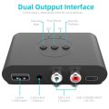 B21 NFC Bluetooth Music Receiver Car Hands Free Support USB Flash Drive Playback Dual Output One Tow Two Audio Receiver 3.5 AUX.