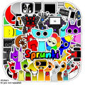 52PCS/Pack New Sprunki Stickers Incredibox Sprunki Decals For Phone Laptop Suitcase Notebook Skateboard Waterproof Stickers. 