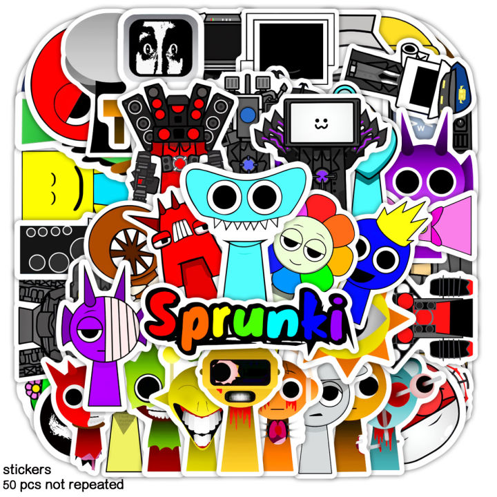 52PCS/Pack%20New%20Sprunki%20Stickers%20Incredibox%20Sprunki%20Decals%20For%20Phone%20Laptop%20Suitcase%20Notebook%20Skateboard%20Waterproof%20Stickers%20-%20Image%202