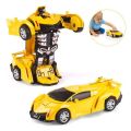 Car to Robot Converting Toys with Light and Sound for Children Indoor/Outdoor Play Toys for Kids. 