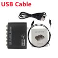 5.1 Audio Converter Digital DAC Audio Digital to Analog Converter DTS Channel Decoder Optical Fiber Coaxial Adapter for PS3 DVD. 