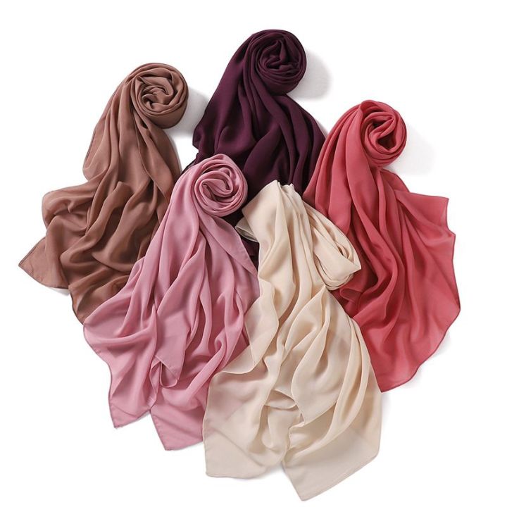 Chiffon LITE Hijabs Lightweight Non-Slip Hijab - Foto 5