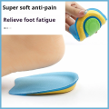 Soft Silicone Comfort Insoles for Men And Women Invisible Height Increasing Half Insole Shock Absorbing Sports Insoles. 