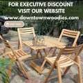 Wooden folding Chairs and Table Folding Set 4 Chairs and 1 Table For Garden And Outdoor Dinning. 