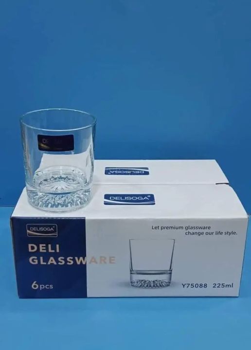 6%20pieces%20water%20Glass%20Set%20Crystal%20Clear%20-Deli%20Glassware-6Pcs%20Set%20Multi%20Design%20225%20ml%20-%20Image%202