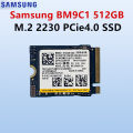 Samsung SSD BM9C1 512GB M.2 2230 PCIe 4.0 NVMe Protocol Solid State Drive OEM Package. 