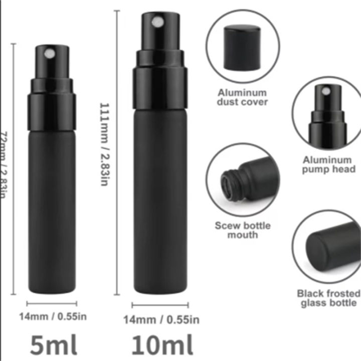 5PCS%205ml%2010ml%20Portable%20Black%20Perfume%20Bottle%20Perfume%20Glass%20Bottle%20Empty%20Cosmetics%20Bottle%20Sample%20Test%20Tube%20Travel%20Cosmetic%20Tool%20-%20Image%207