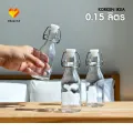 Ikea water bottle glass bottle with lock stopper 150ml korken. 
