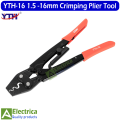 YTH-16 Ratchet Crimping Tools Crimping Pliers Cable 1.5-16mm Multifunction Clamps Terminal Electrician Tool Pliers by Electrica. 