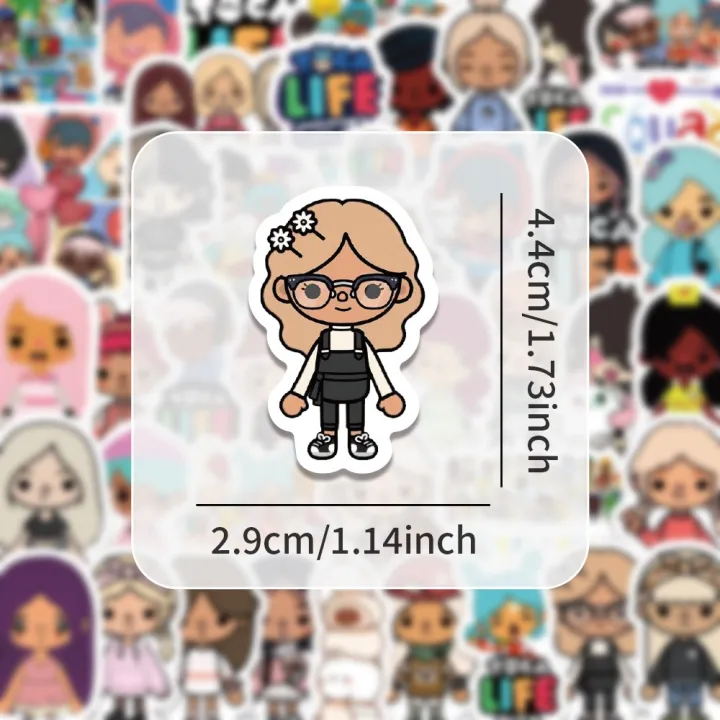80PCS%20Cute%20Toca%20Boca%20Stickers%20Toca%20Life%20World%20%20DIY%20Stickers%20Scrapbooking%20Phone%20Luggage%20Waterproof%20Decals%20-%20Image%203