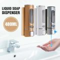 EasyFlow Wall-Mounted Manual Soap & Shampoo Dispenser Organizer. 